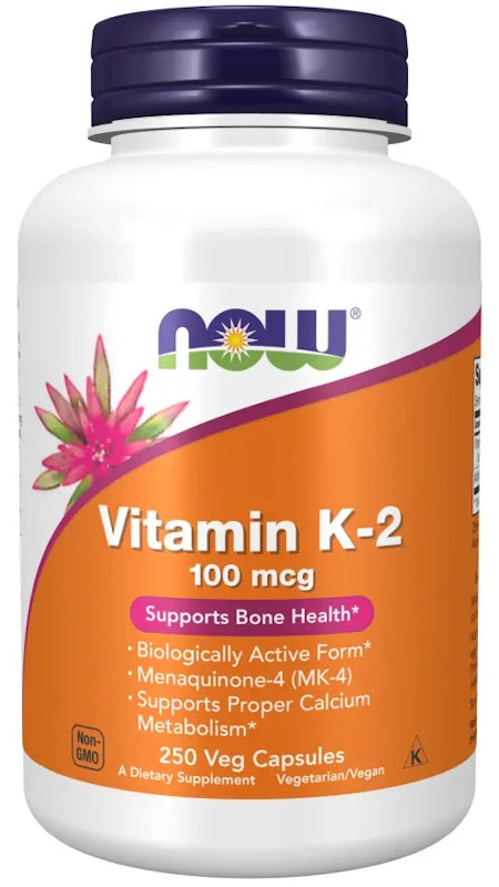 Vitamina K2 100 mcg 100 Cápsulas Vegetais 1