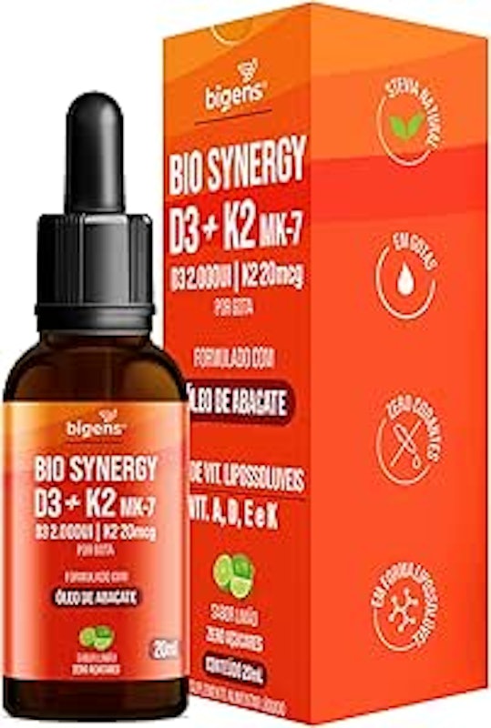 Bio Synergy D3 2000 UI + K2 MK7 20 mcg Sabor Limão 1